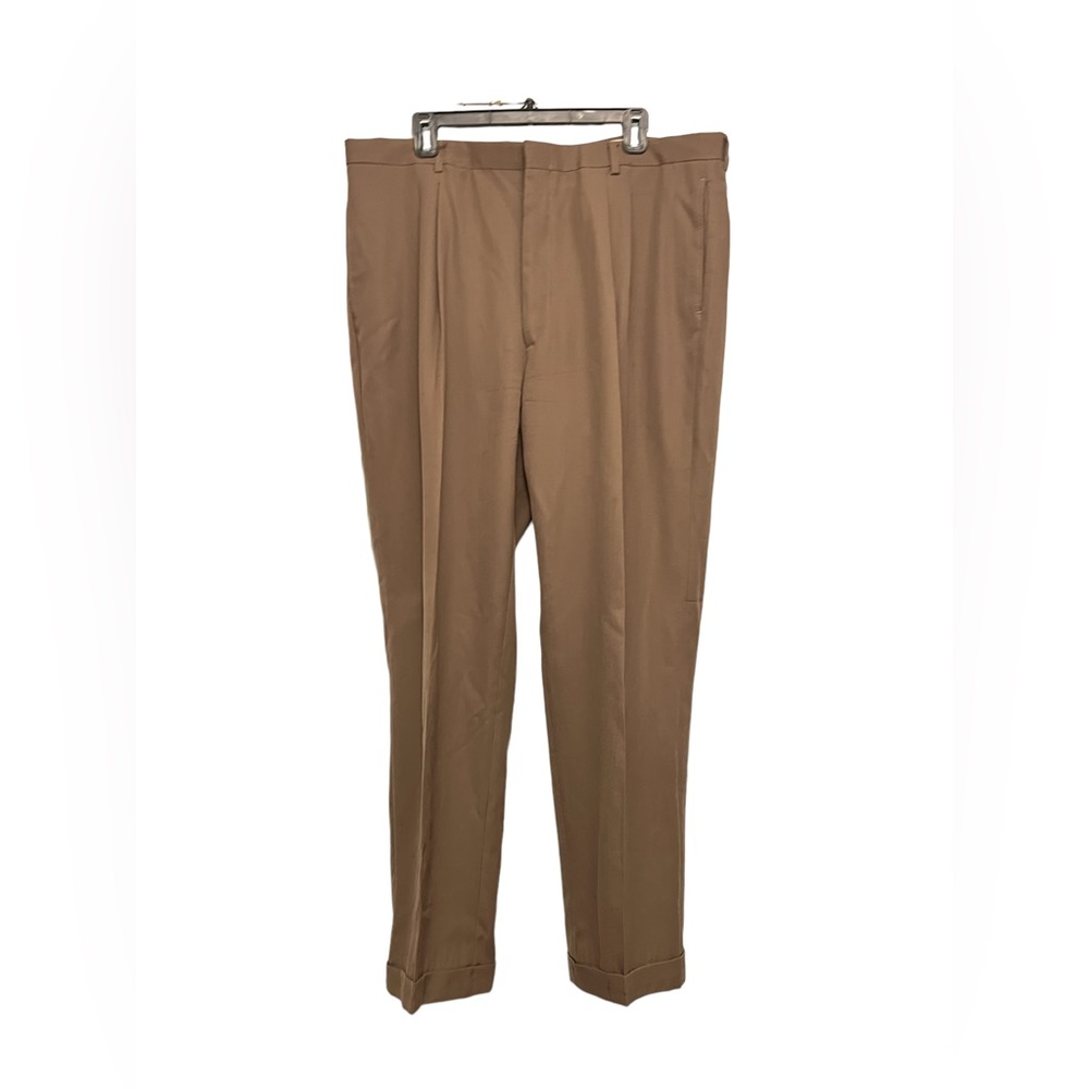 Adolfo Brown 100% Wool Dress Pants